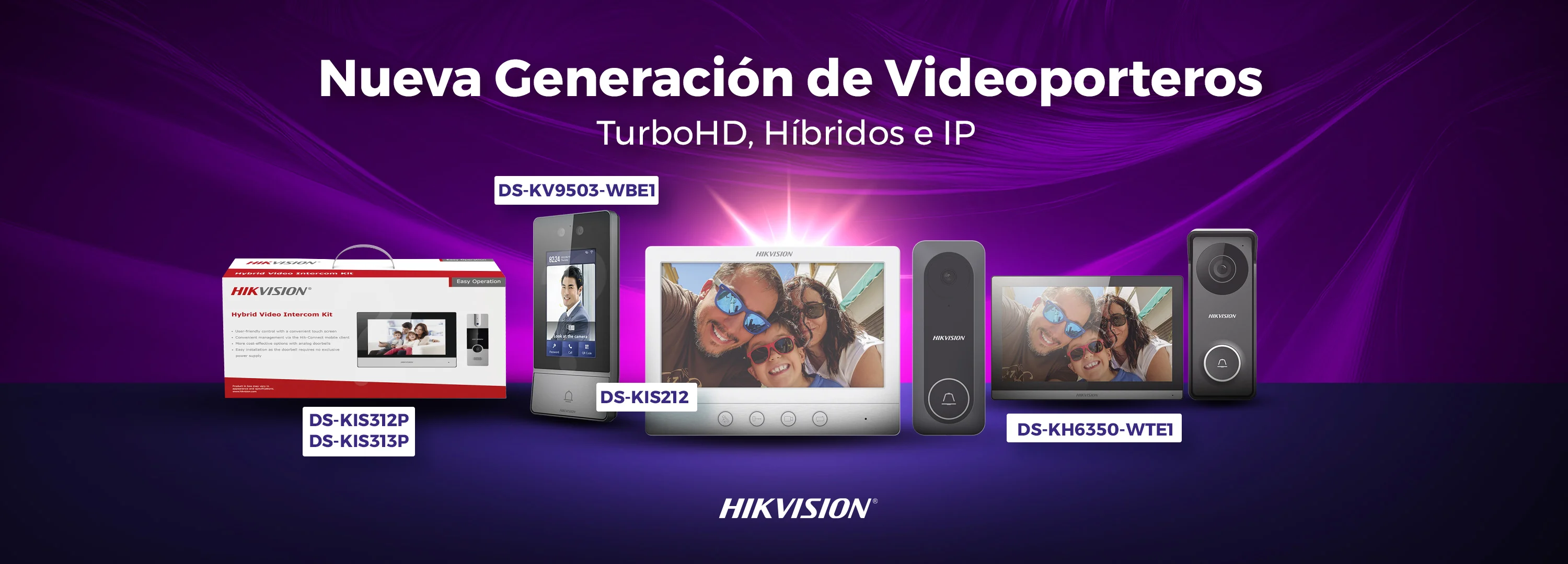 Videoportero Hikvision modelo DS-KV6113-WPE1(C)
