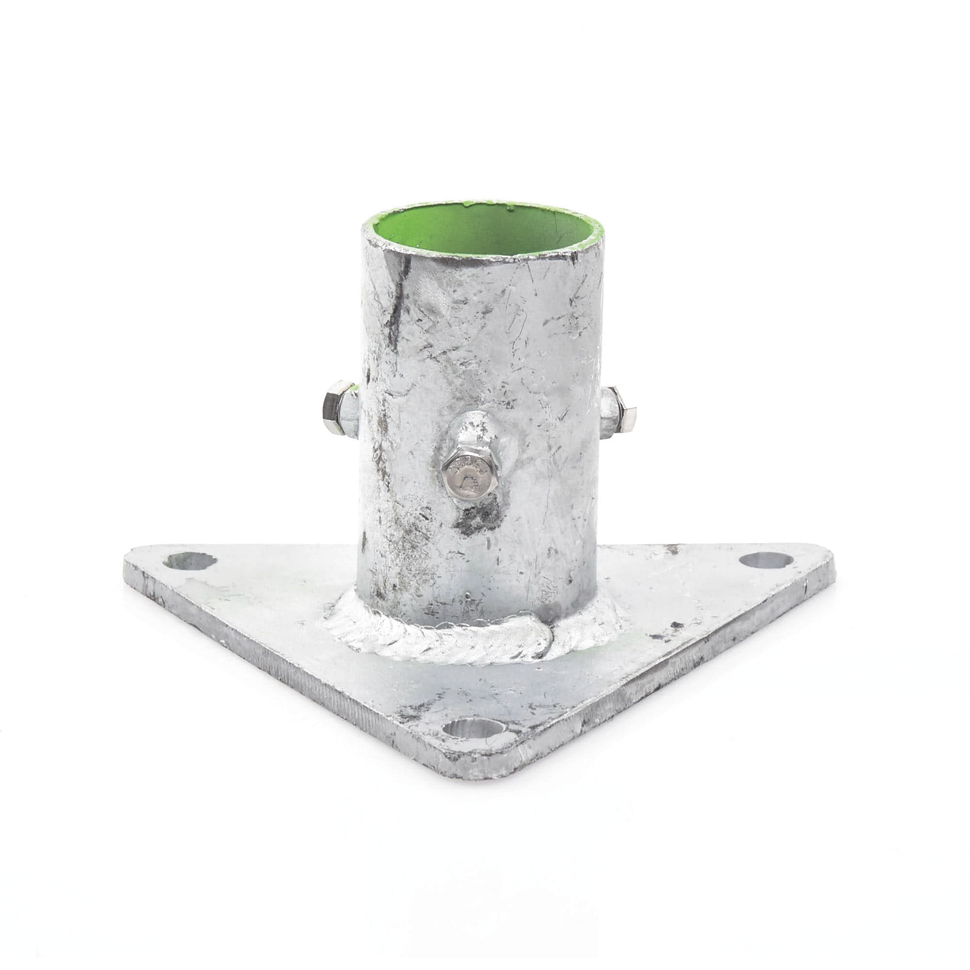 Base Triangular para M&aacute;stil SYSCOM TOWERS - Vista frontal