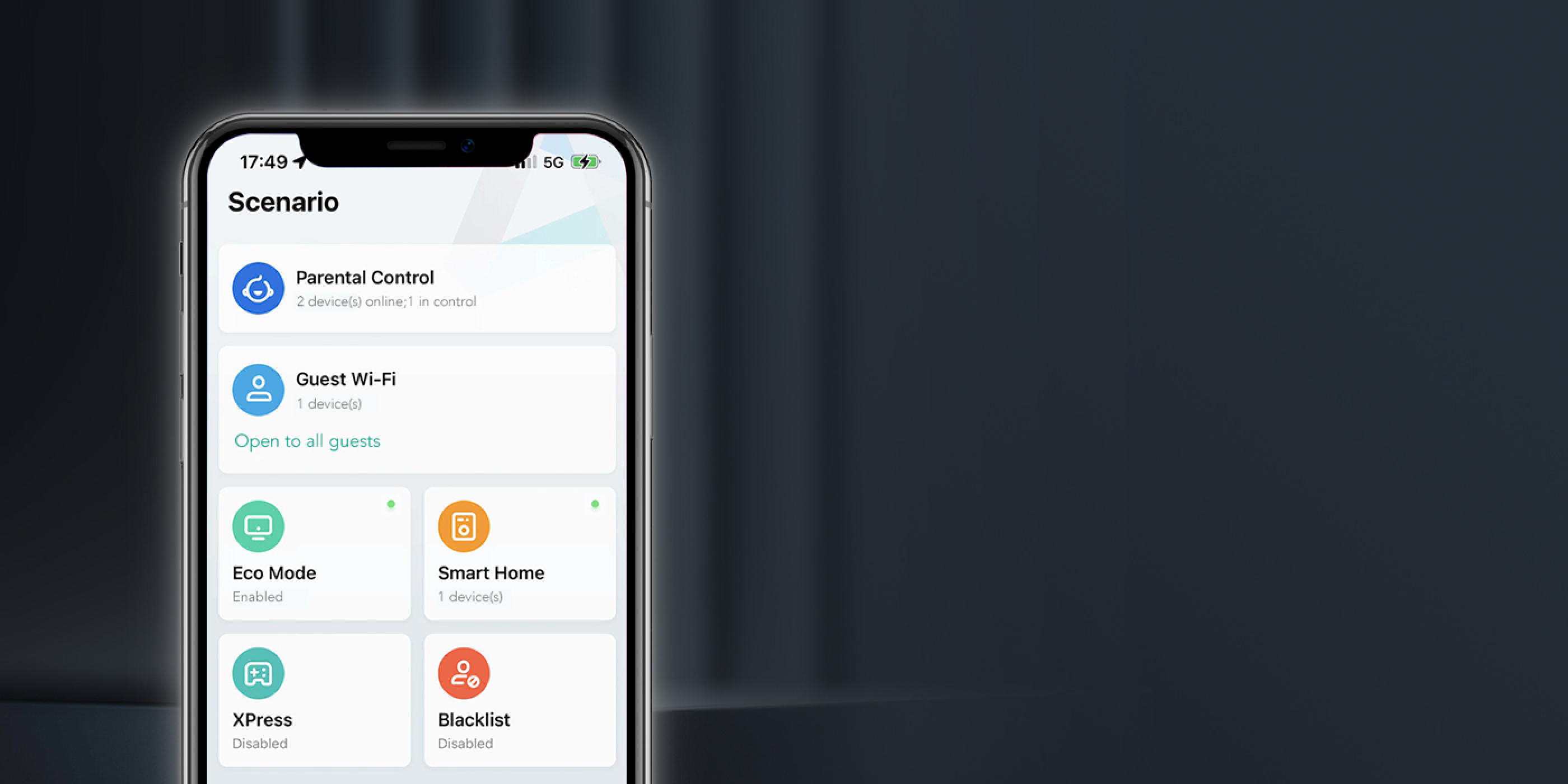 App Reyee y Control Parental del Router