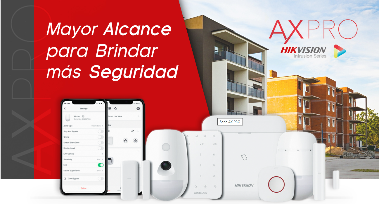 Control del sistema AX PRO con teclado Hikvision