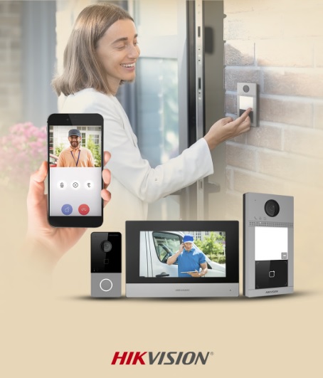 Recibiendo paquete seguro con videoportero Hikvision