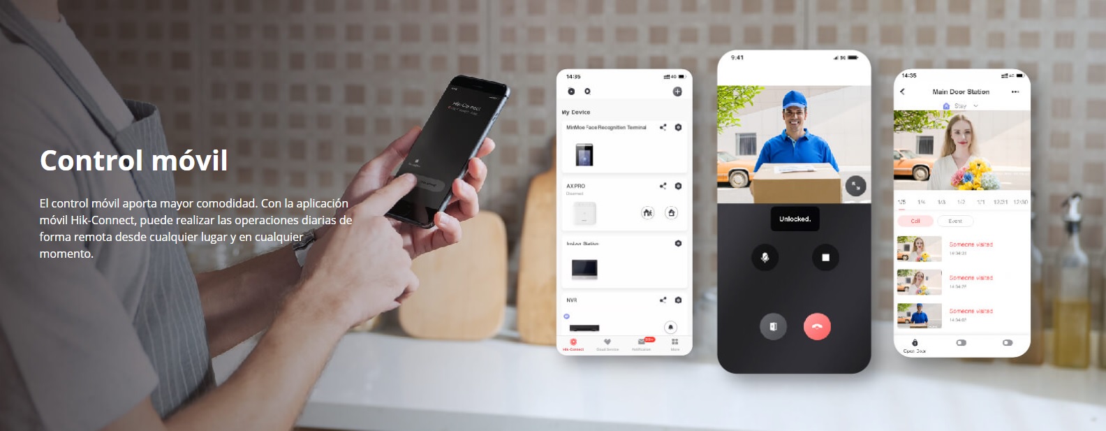 App Hik-Connect para controlar tu videoportero desde el celular