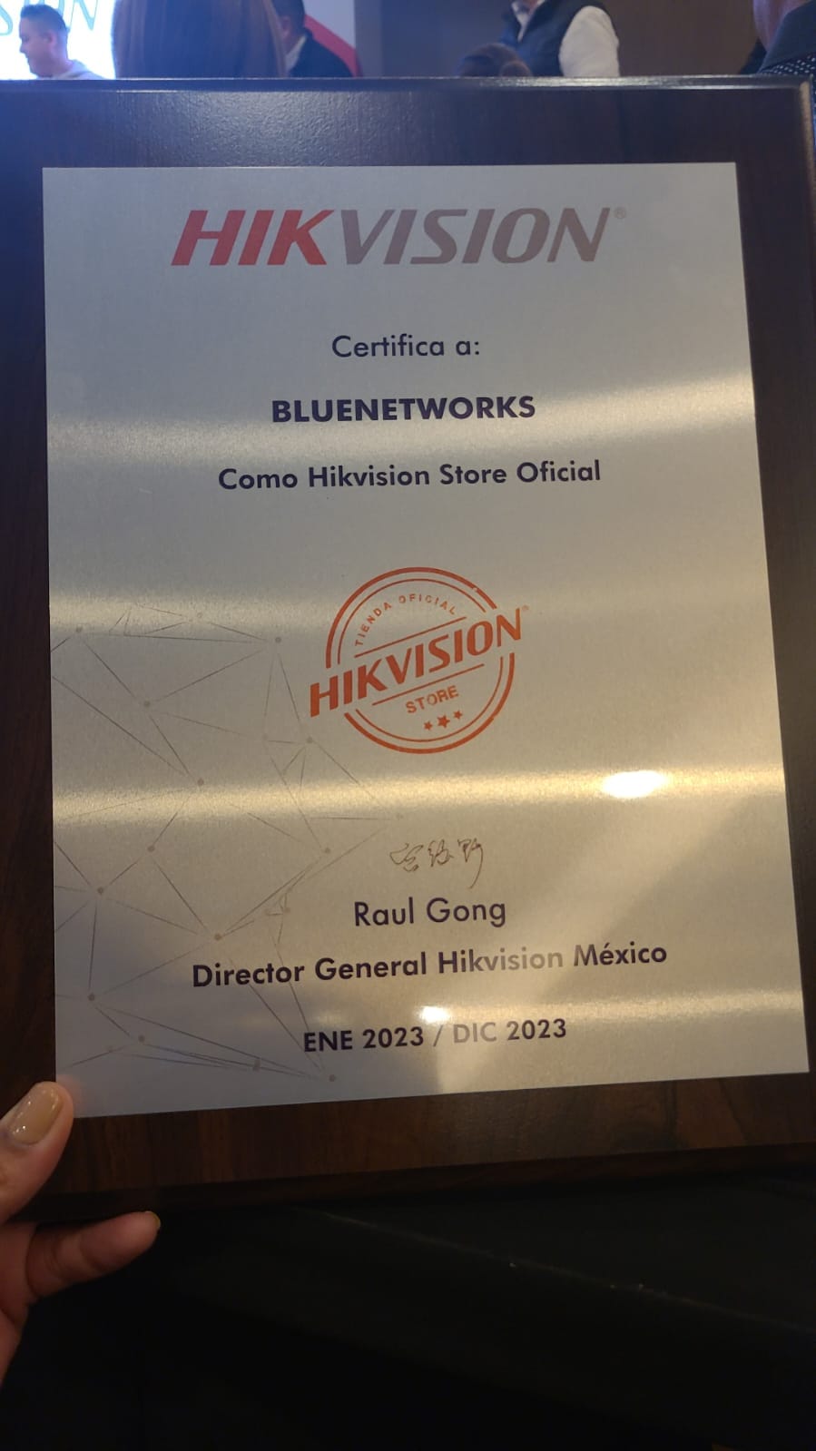 Reconocimiento Hikvision - Partner oficial