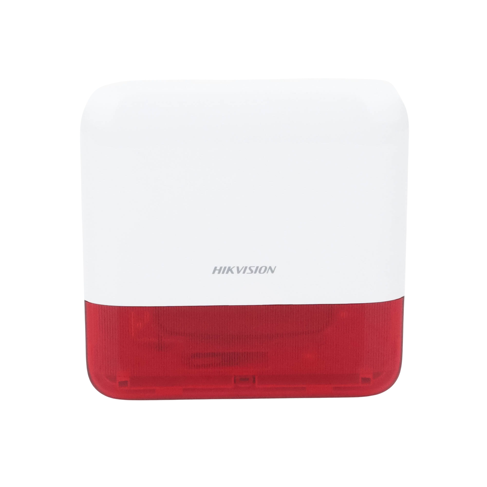 Sirena inal&aacute;mbrica Hikvision DS-PS1-E-WB/R para hogar o negocio