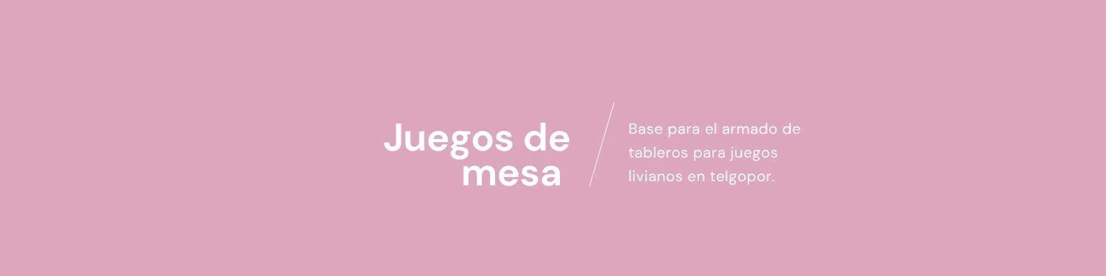 Banner de la categoría Juegos de mesa