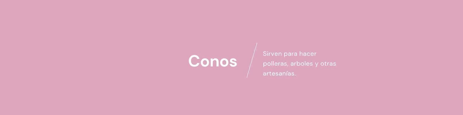 Banner de la categoría Conos