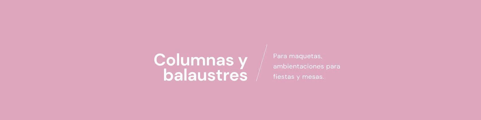 Banner de la categoría Balaustres
