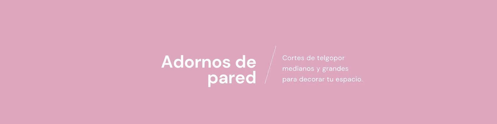 Banner de la categoría Adornos de pared