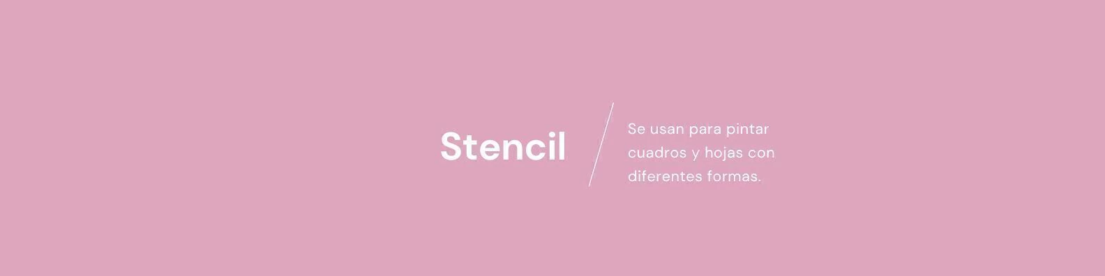 Banner de la categoría Stencil