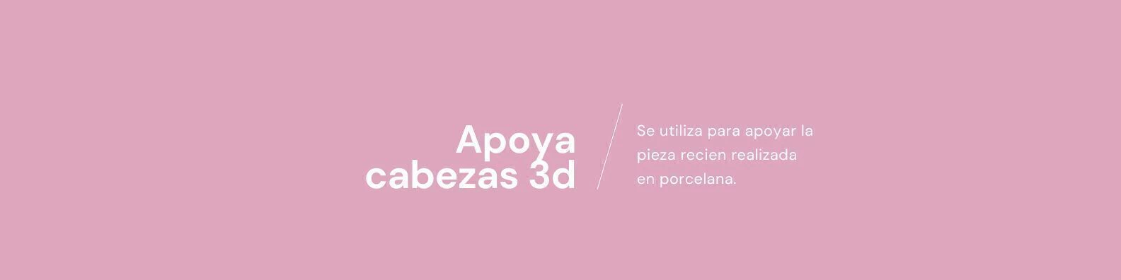 Banner de la categoría Apoya cabeza 3d