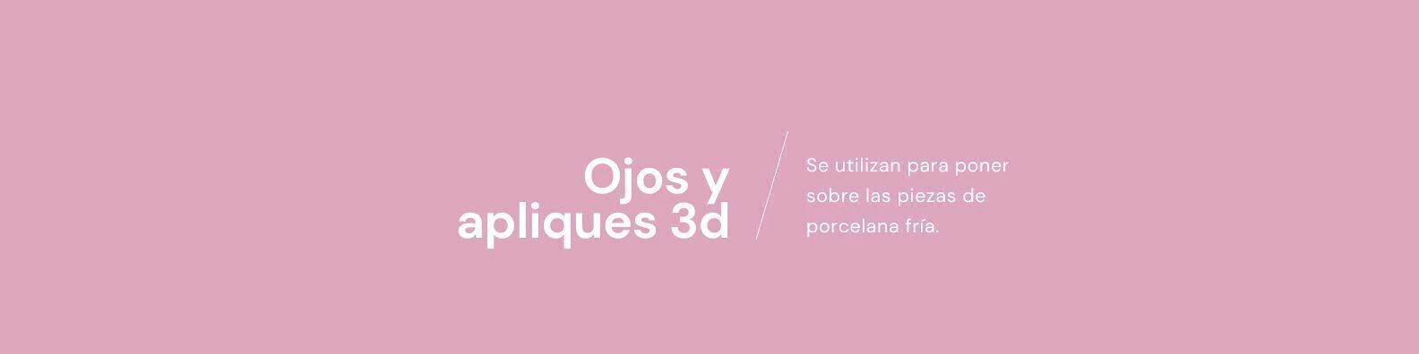 Banner de la categoría Ojos y apliques 3d