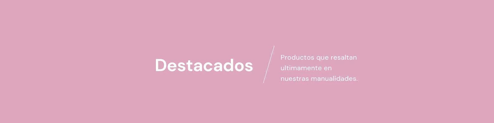 Banner de la categoría Destacados