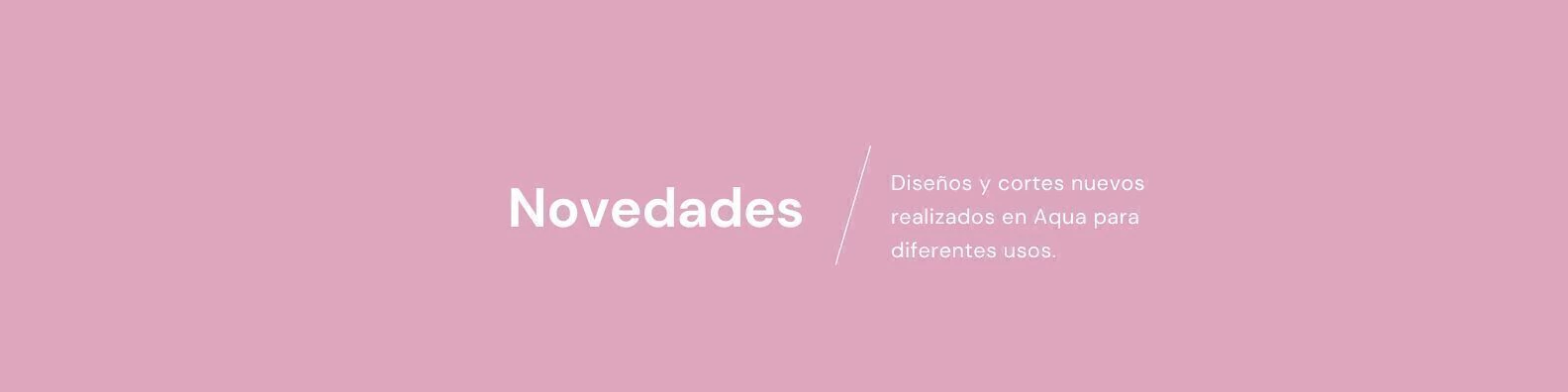 Banner de la categoría Novedades