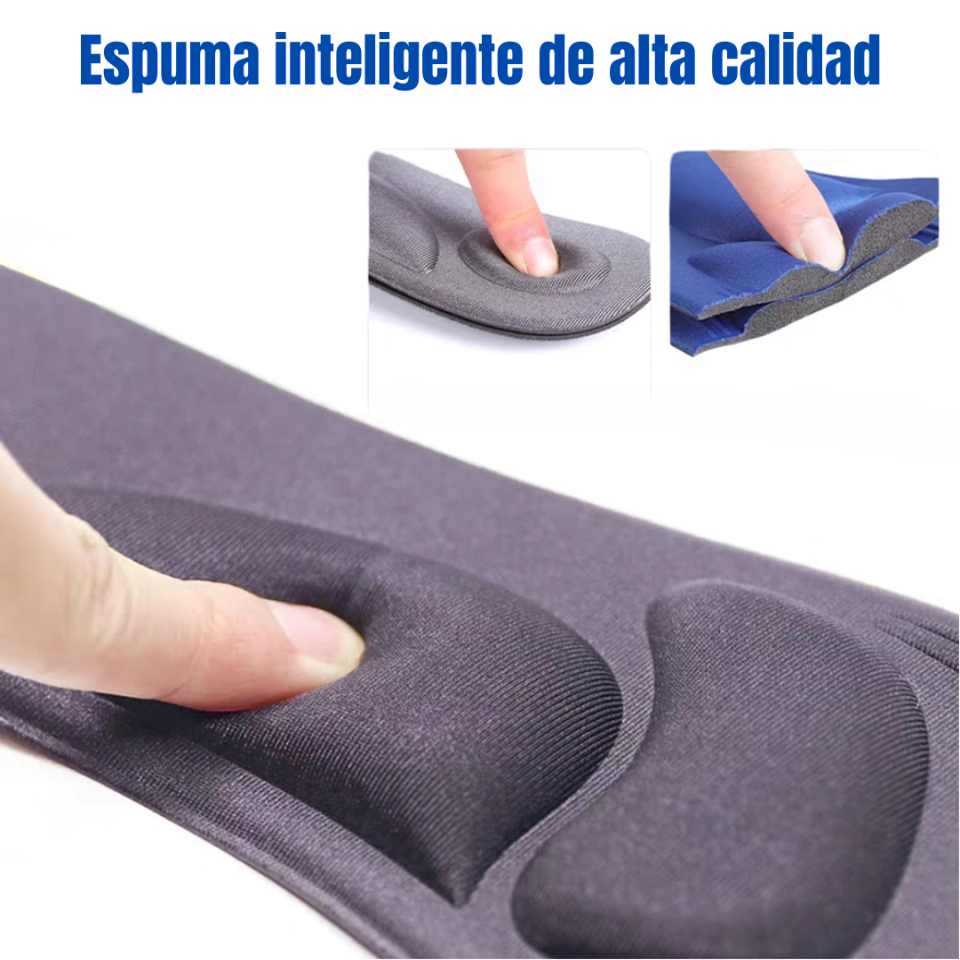 Plantillas Inteligentes 5D (2 PARES) + Almohadillas Taloneras