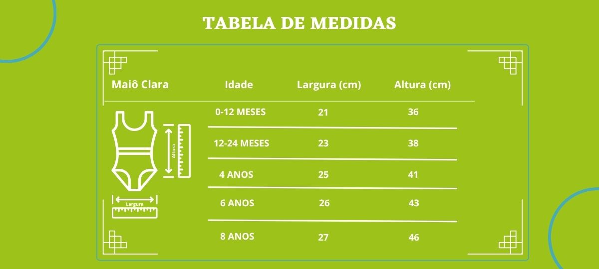 maiô para bebe