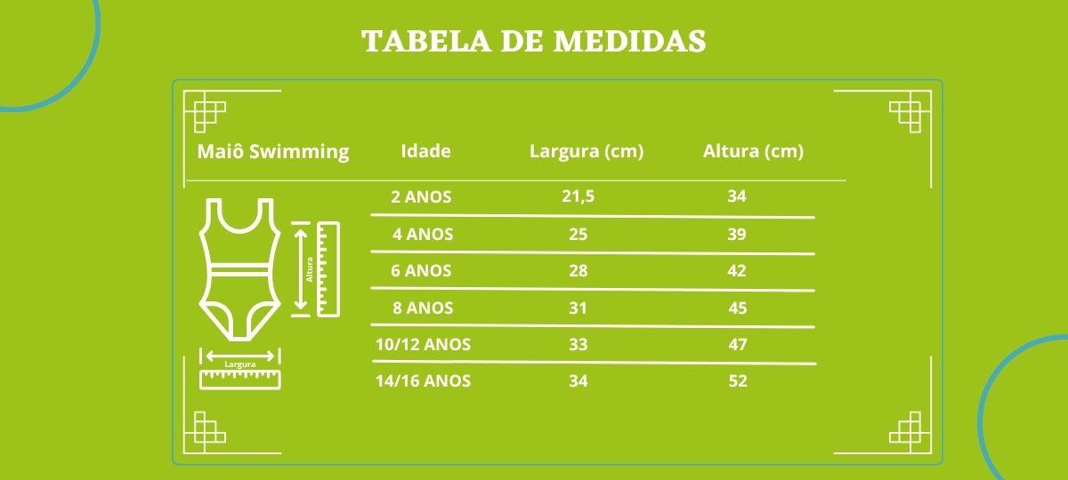 maiô infantil