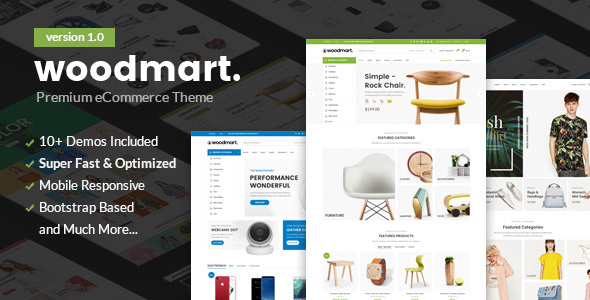 Tema WoodMart WordPress para Lojas Virtuais