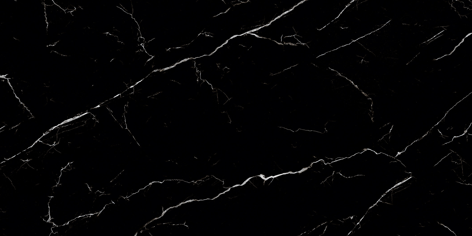 Cubierta en piedra sinterizada Carmen Black para mesones de cocina e interiorismo