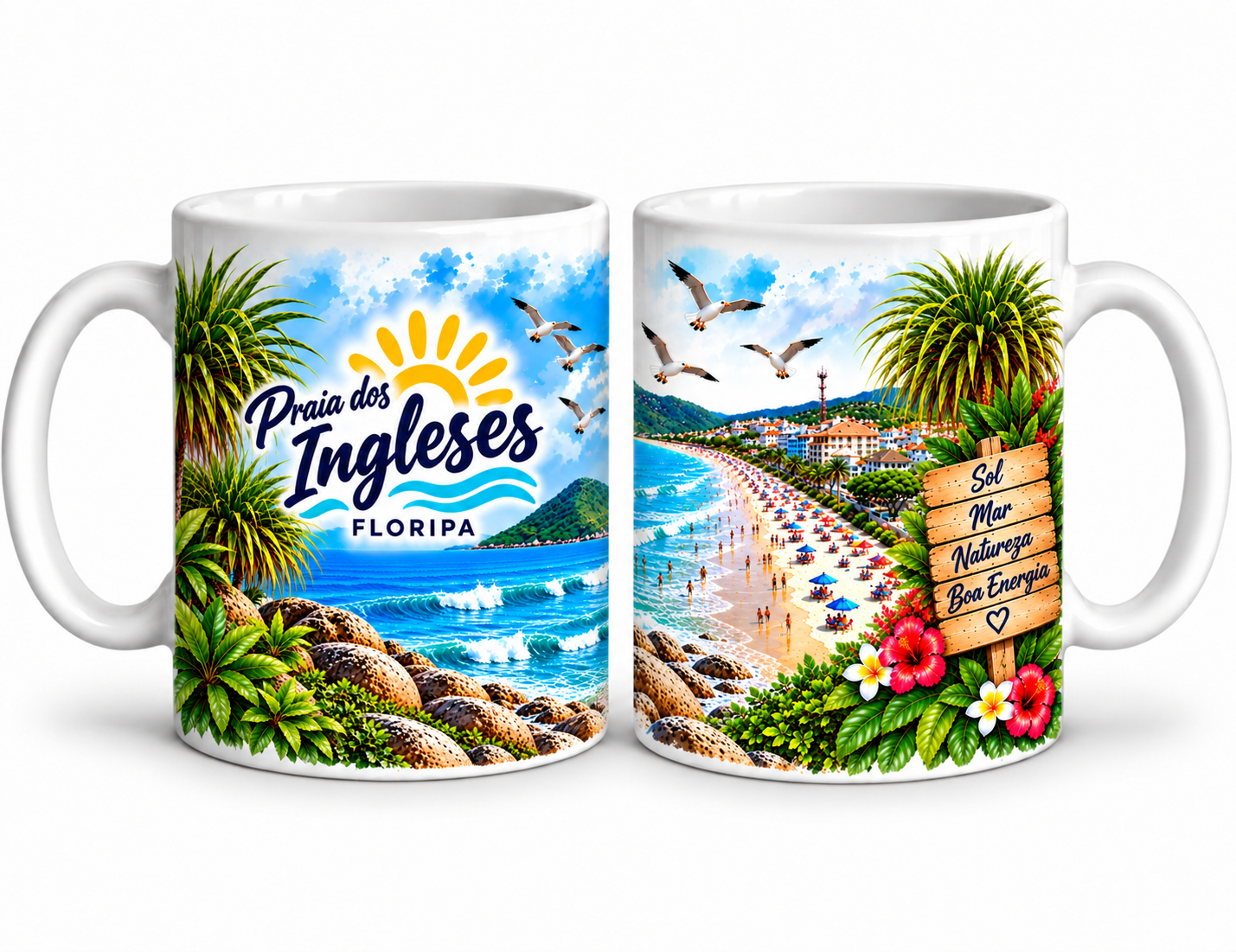 Caneca turística de Florianópolis - Modelo 11