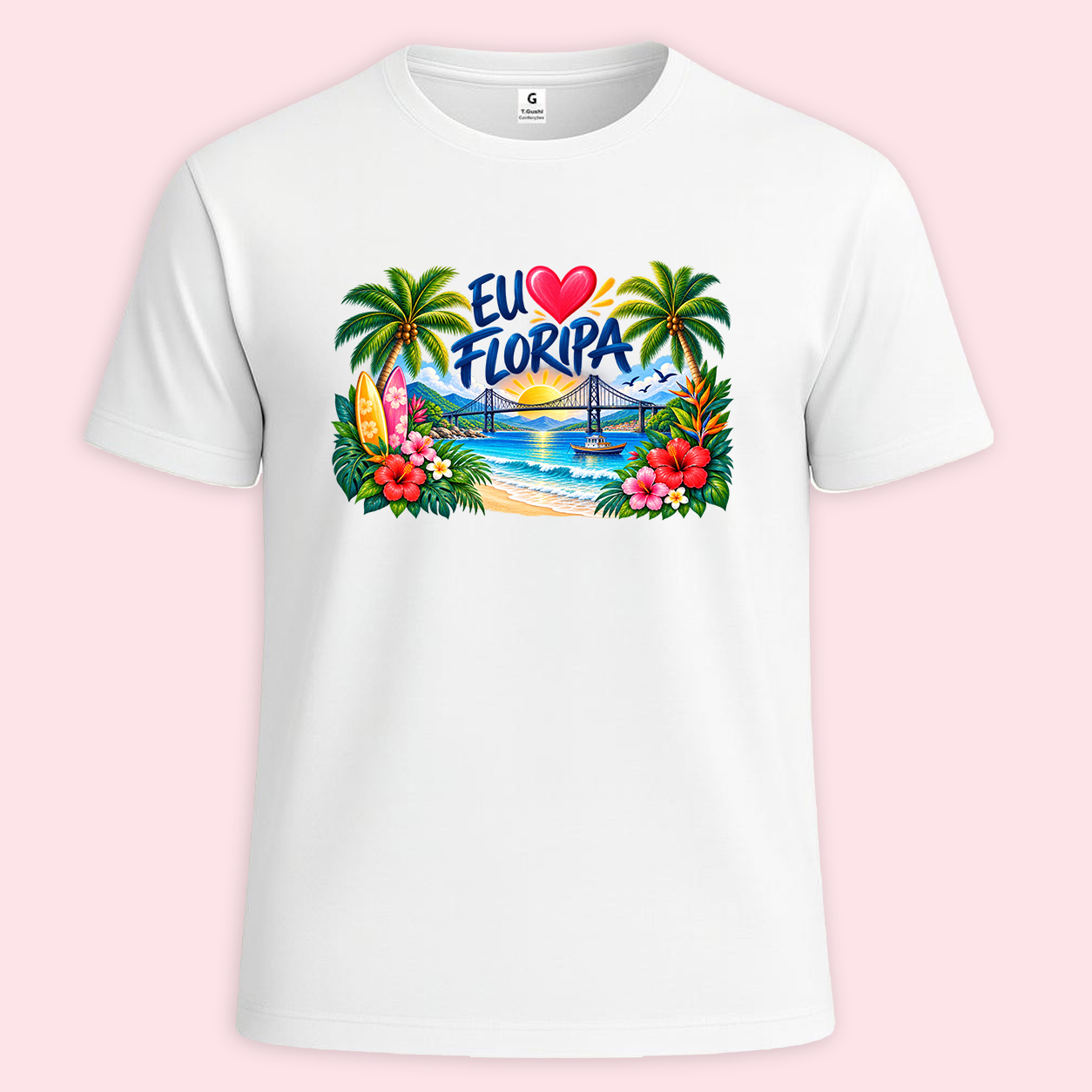 camisa turística de Florianópolis - Modelo 01