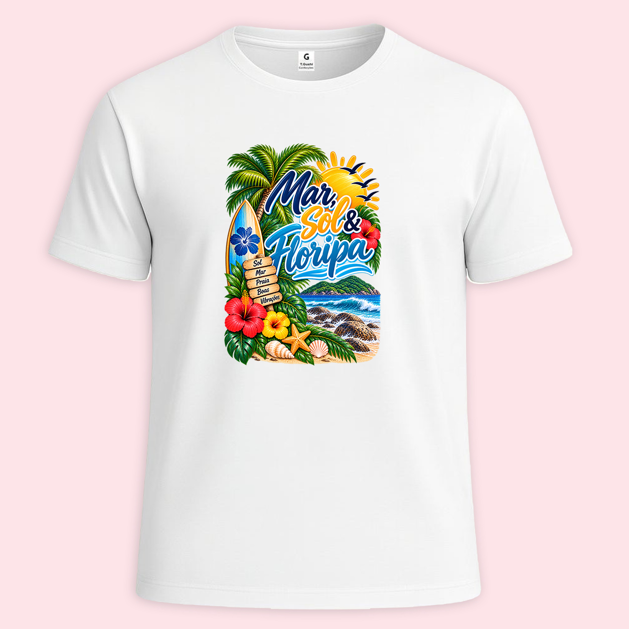 camisa turística de Florianópolis - Modelo 10