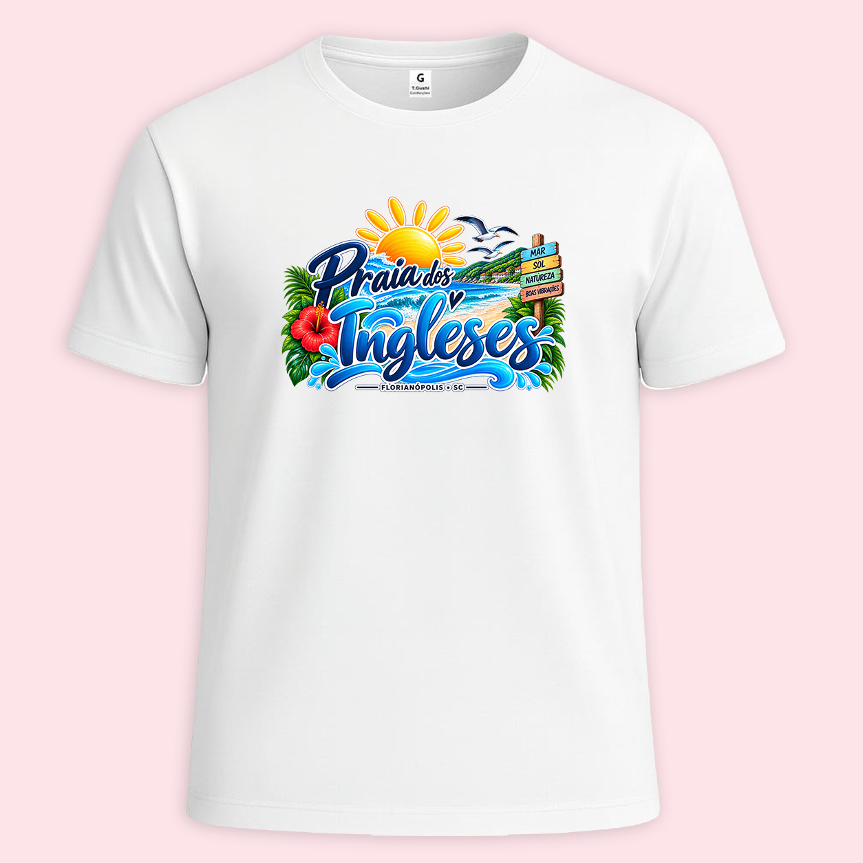 camisa turística de Florianópolis - Modelo 07