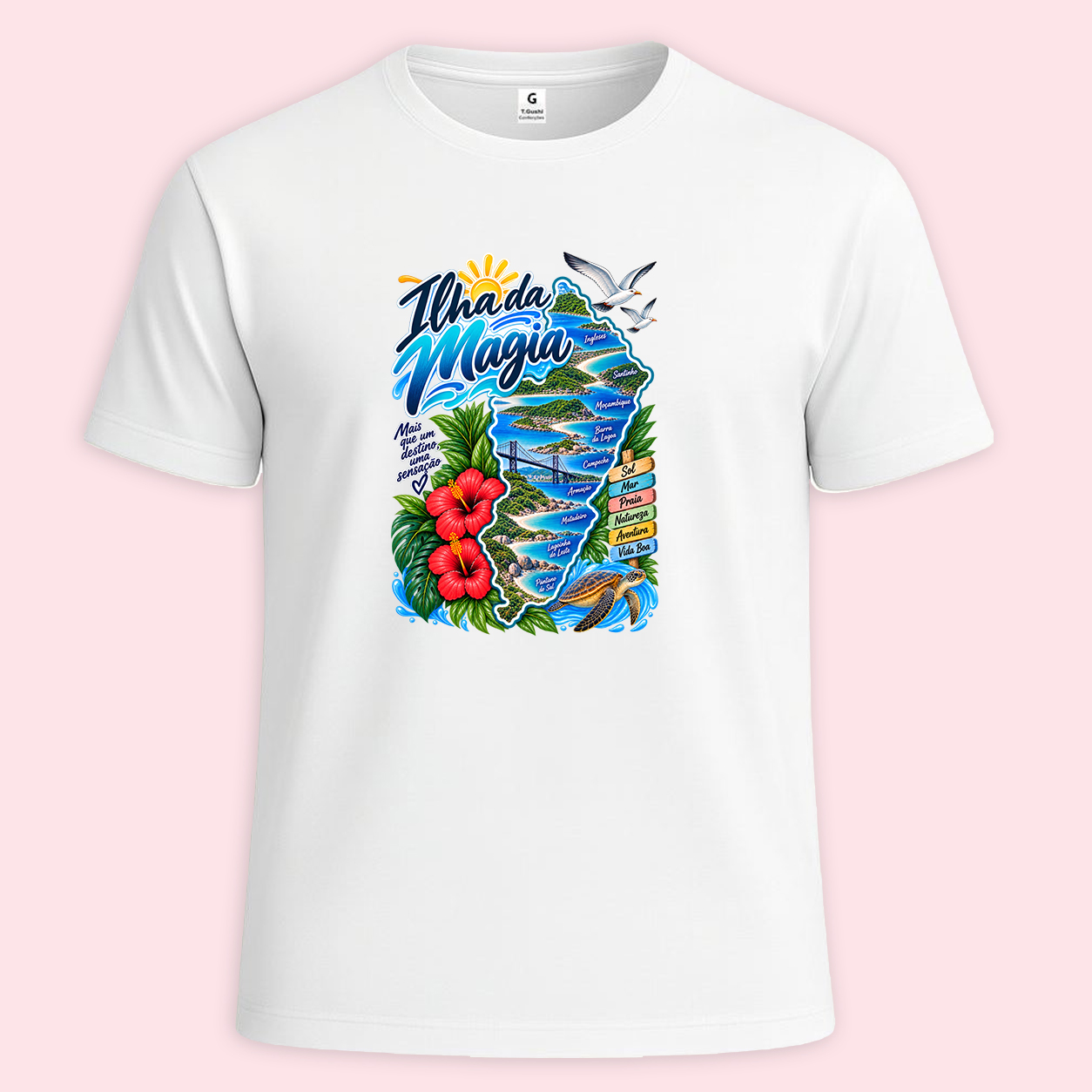 camisa turística de Florianópolis - Modelo 09