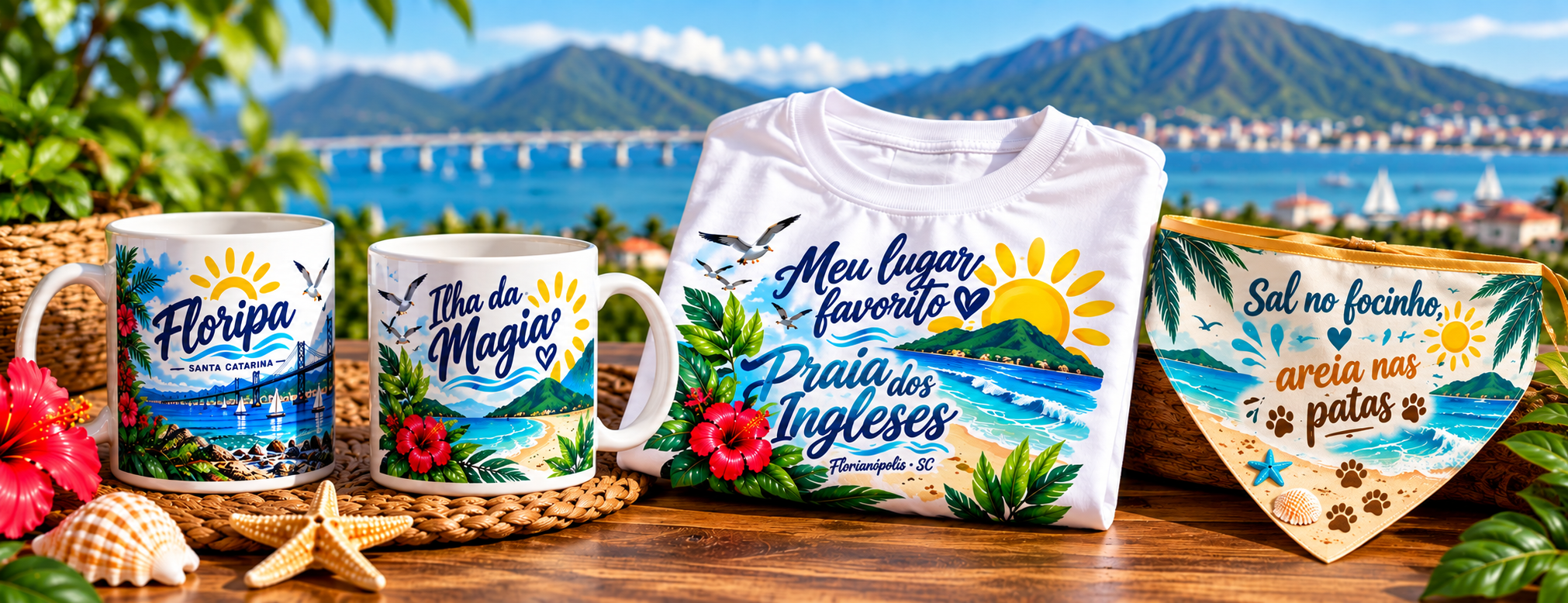 Presentes para turistas de Florianópolis