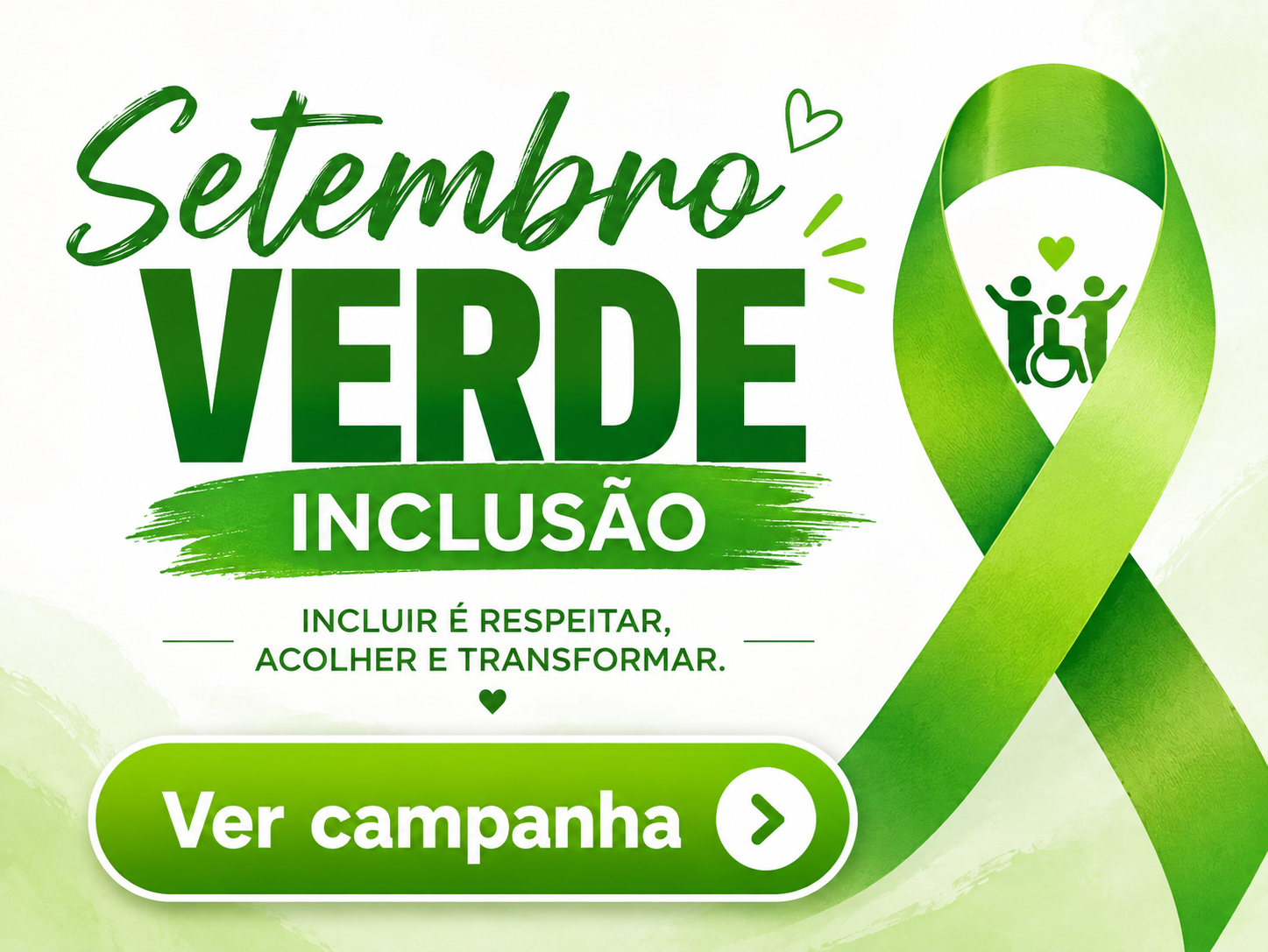 Campanha Setembro Verde Inclusão