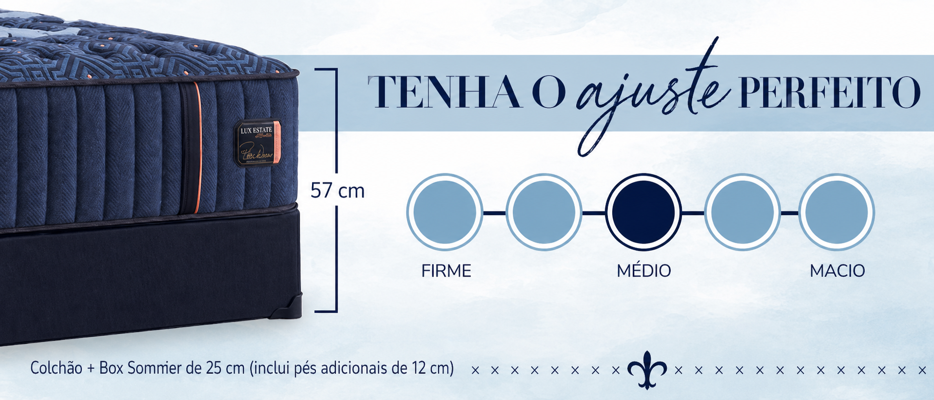 Colch&atilde;o Box Sommier Stearns & Foster