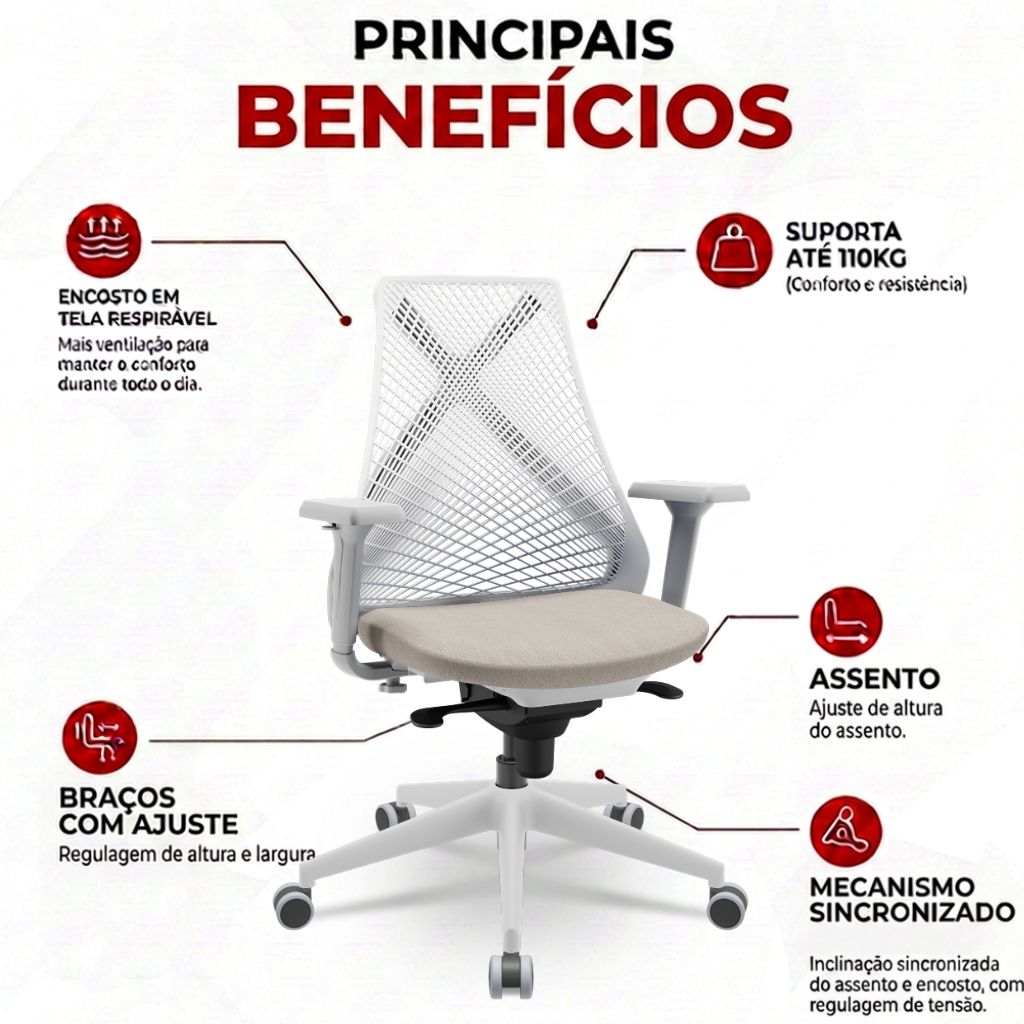 Regulagens que proporcionam máximo conforto para a sua rotina