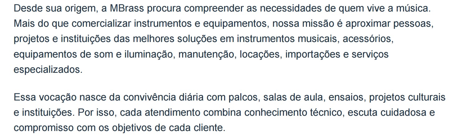 história instrumentos