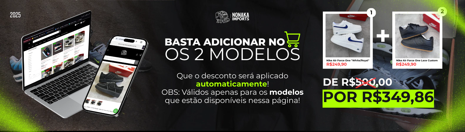 Banner da categoria 2 POR R$349