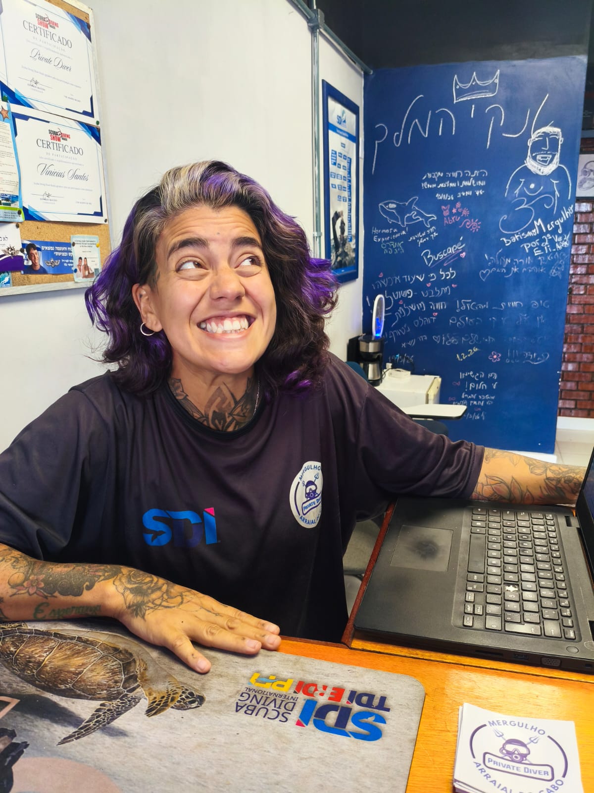 Viviana Araya, equipe Private Diver