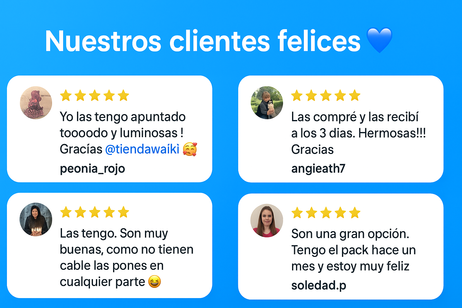 Aplicación en exterior