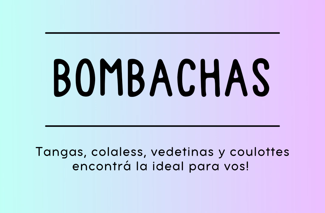 Banner de la categoría BOMBACHAS 