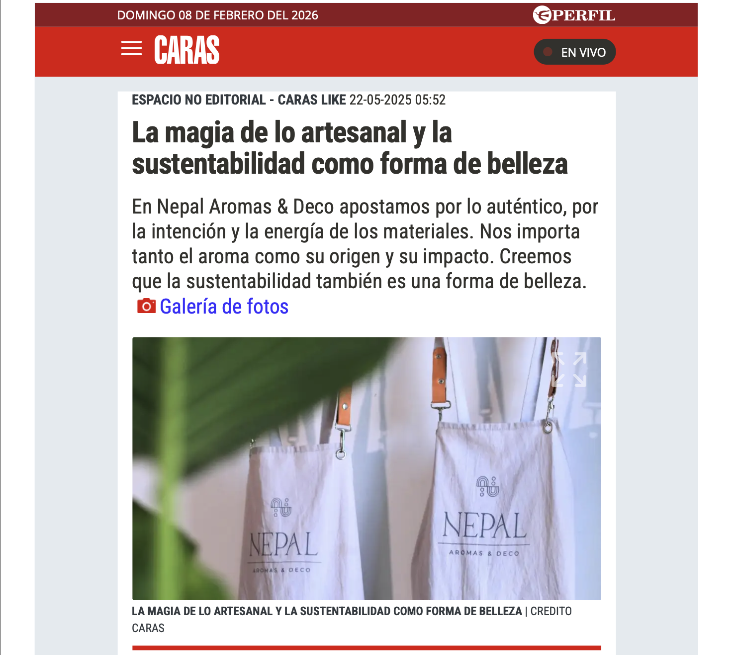 La magia de lo artesanal como forma de belleza