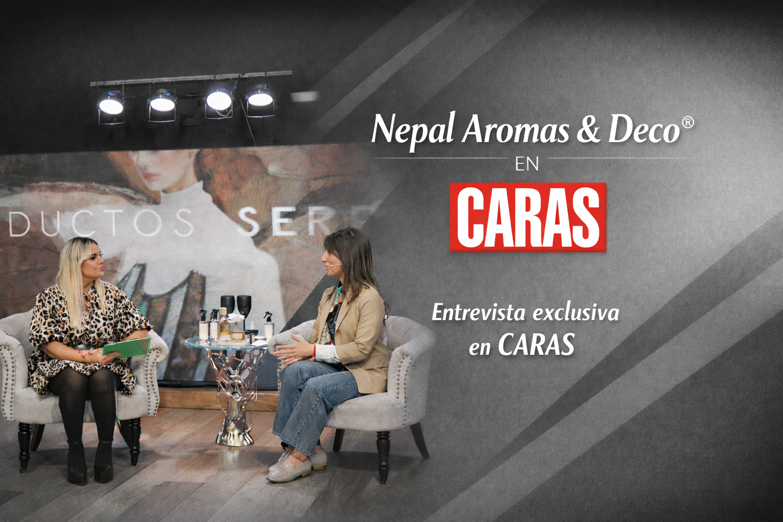Nepal Aromas & Deco® en revista Caras – entrevista exclusiva