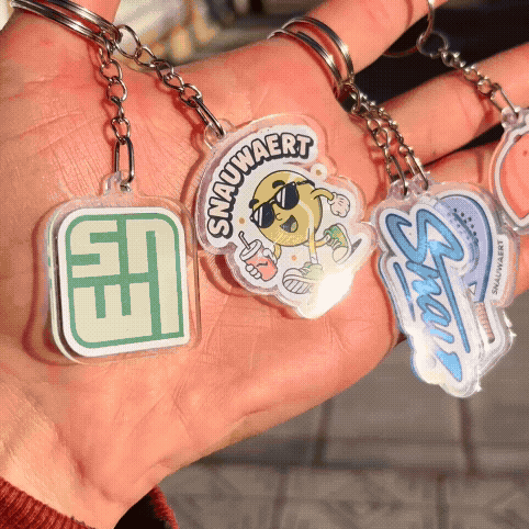 Llaveros de acr&iacute;lico personalizados