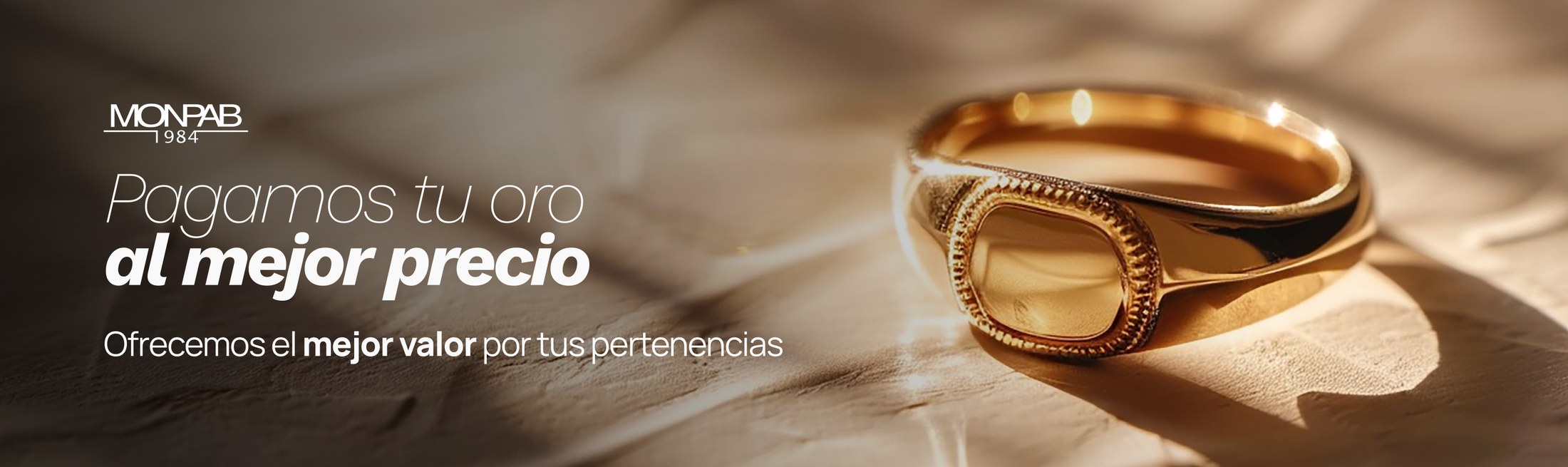 Pagamos tu oro al mejor precio - Compra de oro en Joyeria Monpab, Avellaneda