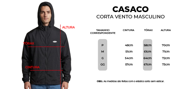Tabela de Medidas Calça Vonpiper