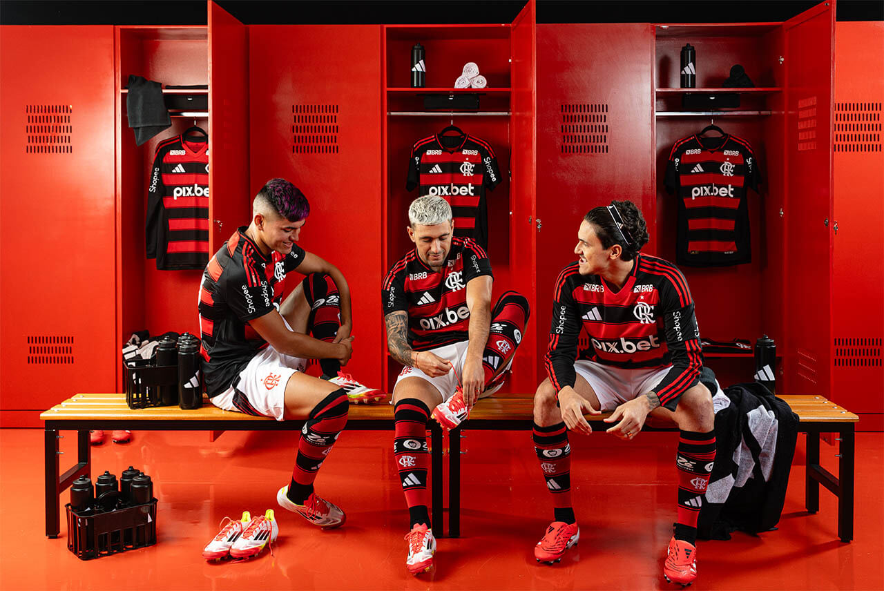 Camisa Flamengo Home 2025/2026 Torcedor Feminina Adidas