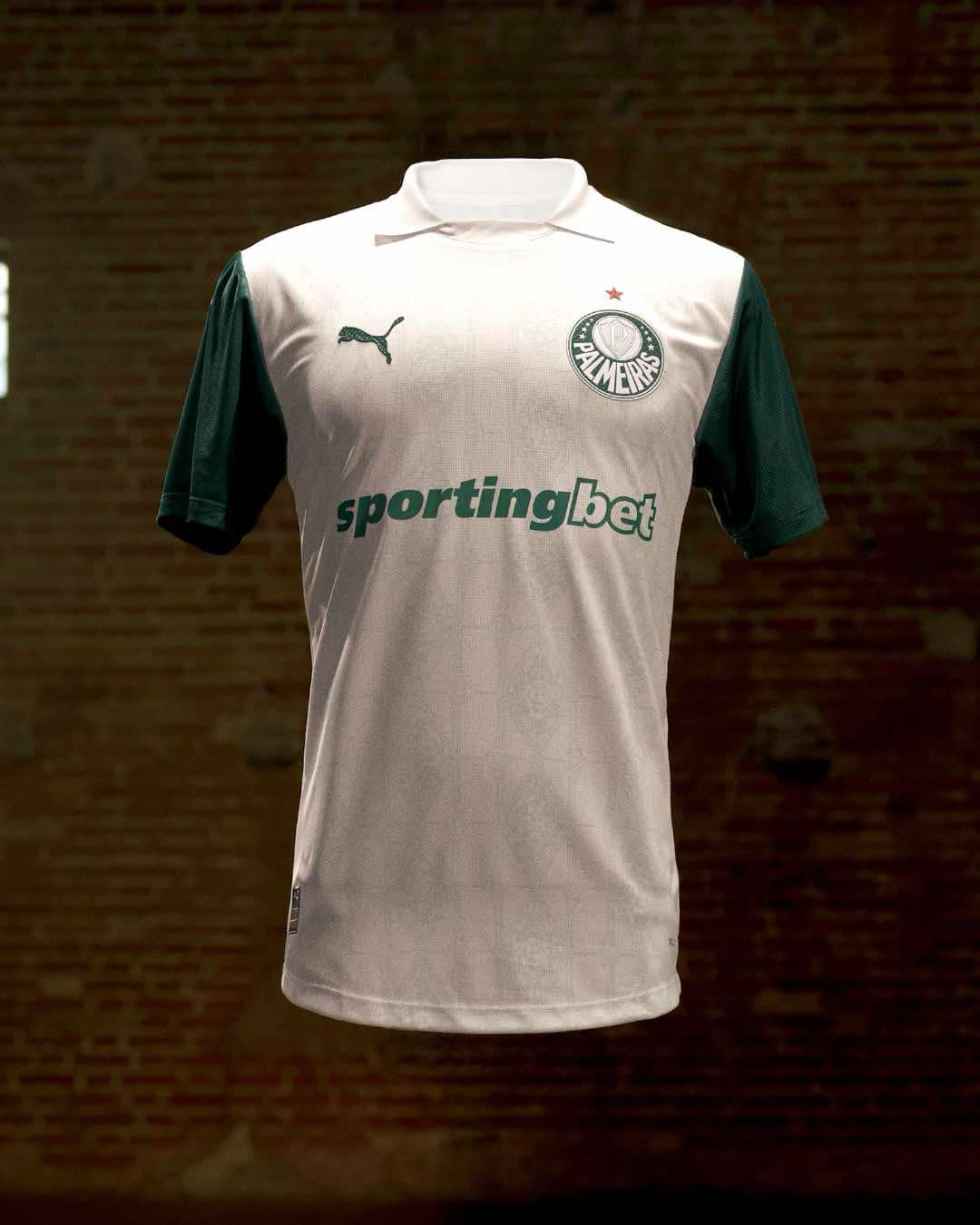 Camisa Palmeiras Away 2025/2026 Puma Branca