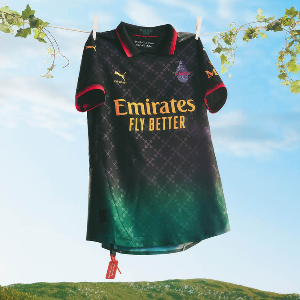 Camisa Milan Quarto Kit "Dreamland" x Off-White 2024/25