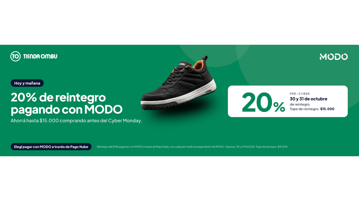 20% de reintegro pagando con MODO a través de Pago Nube. 30 y 31 de octubre y 2 y 3 de noviembre. Tope de reintegro: $15.000 por período.