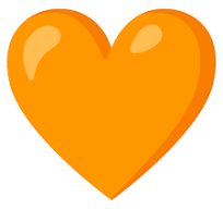 🧡 Coraz&oacute;n Naranja Emoji: Significado y Uso