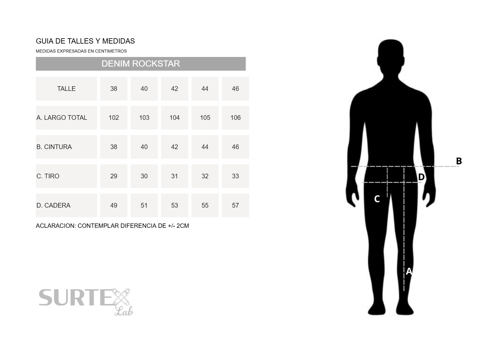 Tabla de talles