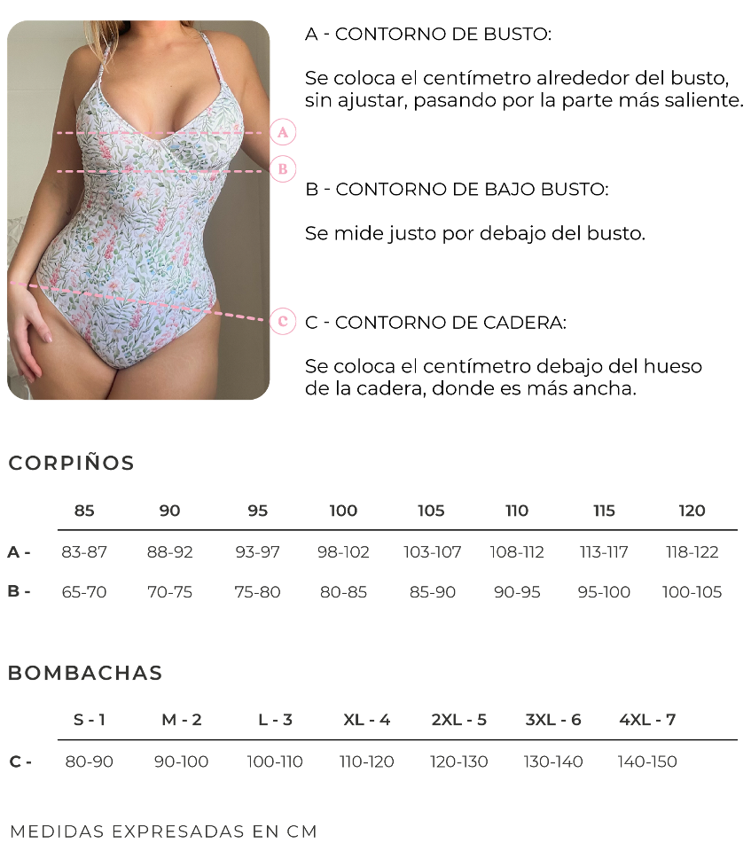 tabla de talles lolointima