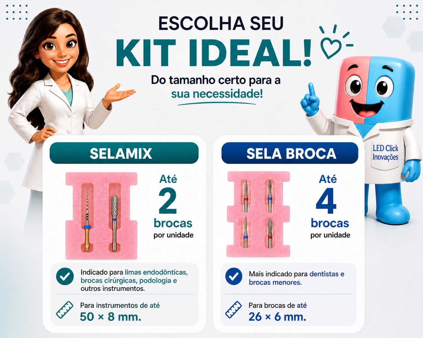 Vedação correta