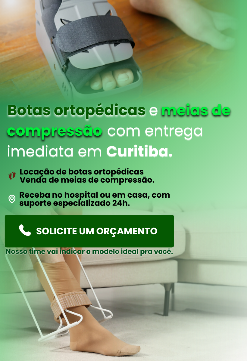 Botas ortopédicas e meias de compressão - mobile